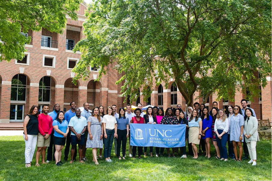 Group of Kenan-Flagler MBA students